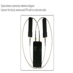 Sistema de posicionamiento de precisión JIYI RTK, Estación Base de Radio y receptor, piezas de Control remoto para Dron de pulverización agrícola DIY